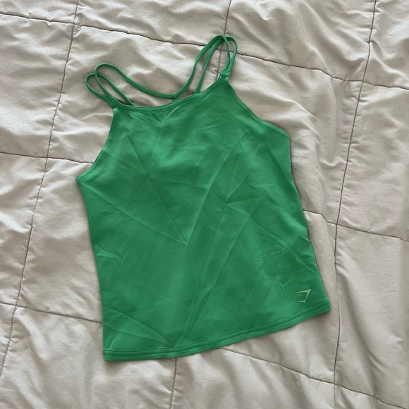 GymShark Green Apple Tank & Shorts Small NWOT - Picture 3 of 6